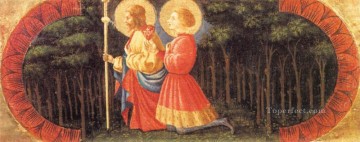 パオロ・ウッチェロ Painting - 聖ヨハネとアンサノ 初期ルネサンス パオロ・ウッチェロ